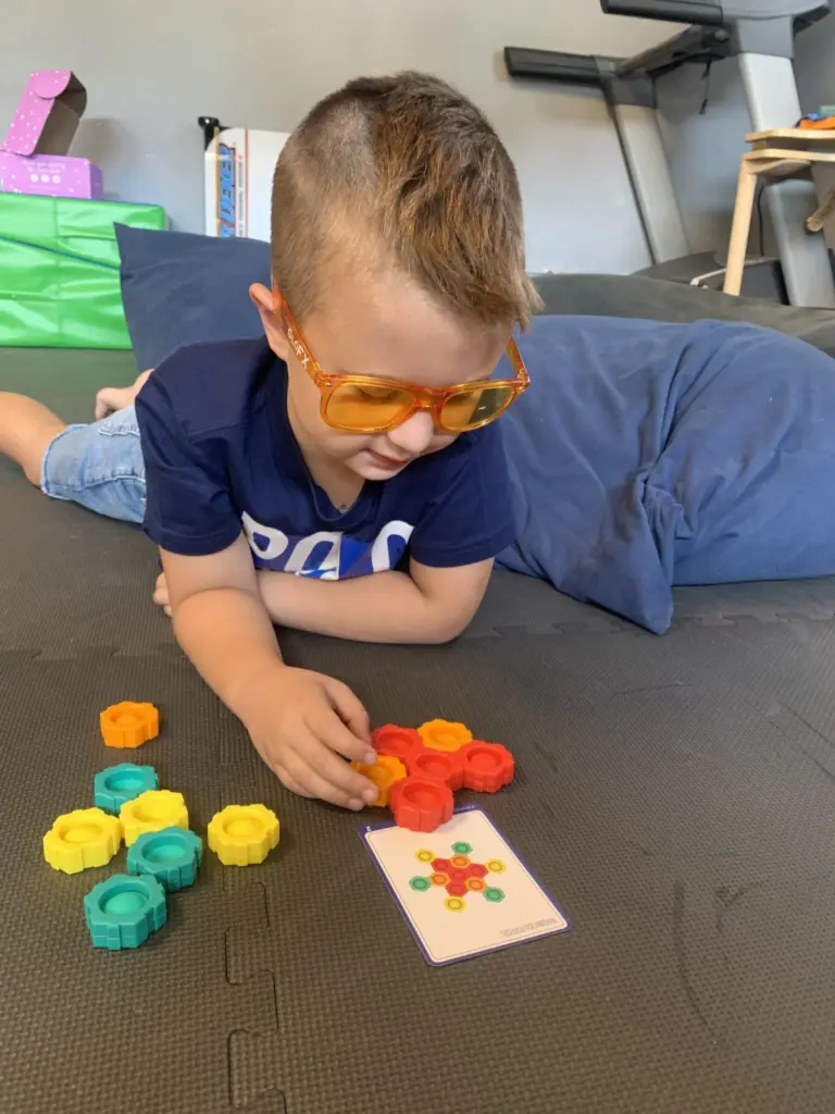 Right Starts Occupational Therapy Child Patient Working On Activity