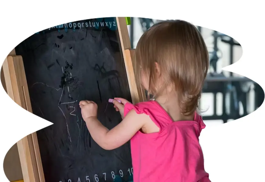 Brain Gym Child Writing With Both Hands